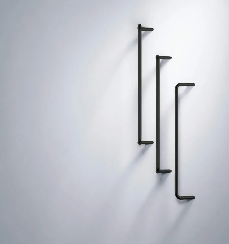 Silia suport pentru prosoape finisaj negru ADI_N621