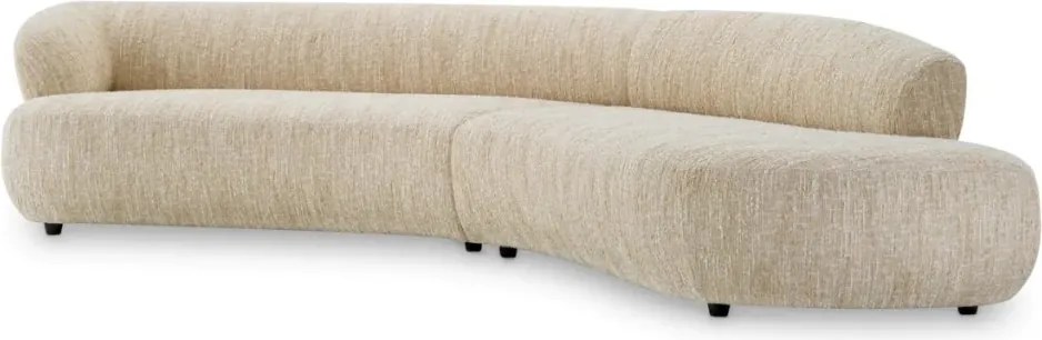 Canapea design LUX Cordova, Boucle sonata crem