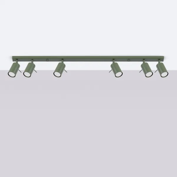 Spot Sollux SL.1505 RING 6xGU10/10W/230V verde