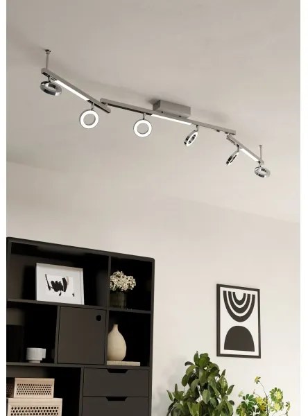 Eglo 96183 - Spot CARDILLIO 1, 6xLED 3,2W + 3xLED 3,3W, 230V