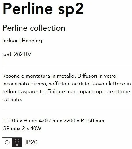 Lustra / Pendul design modern Perline sp2 alama