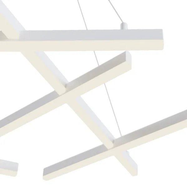 Lustră LED pe cablu Maytoni MOD016PL-L75W LINE LED/79W/230V alb