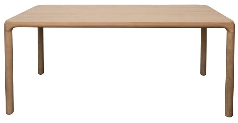 Masă de dining cu aspect de lemn de frasin 90x180 cm Storm – Zuiver