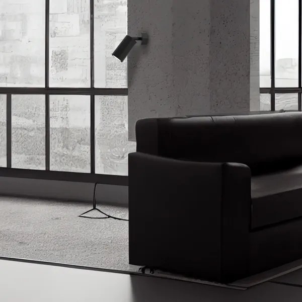 Spot de perete HUDSON 1xGU10/8W/230V negru