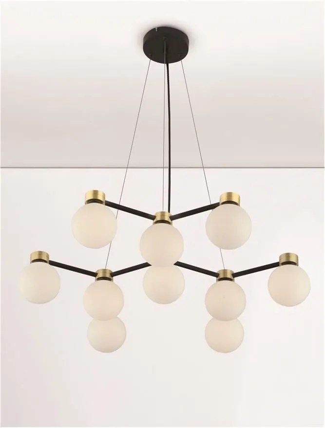 Lustra suspendata cu 10 surse de lumina DOMINO