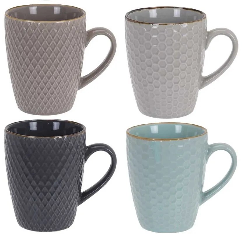 Set cani 300 ml, 4 bucati incluse