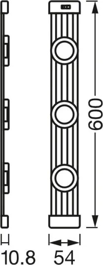 Osram - Lampă LED sub-dulap LINEAR MAGNET cu senzor, 9,5 W, 230 V, 60 cm, alb