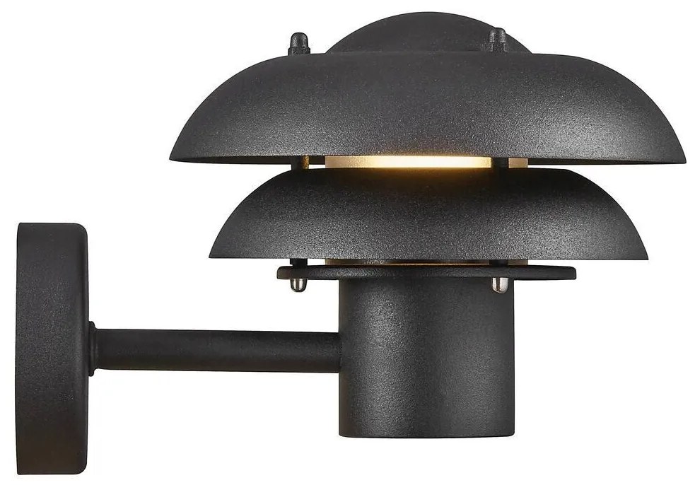 Aplica de perete pentru iluminat exterior modern, IP54 Kurnos 20 negru 2118061003 NL