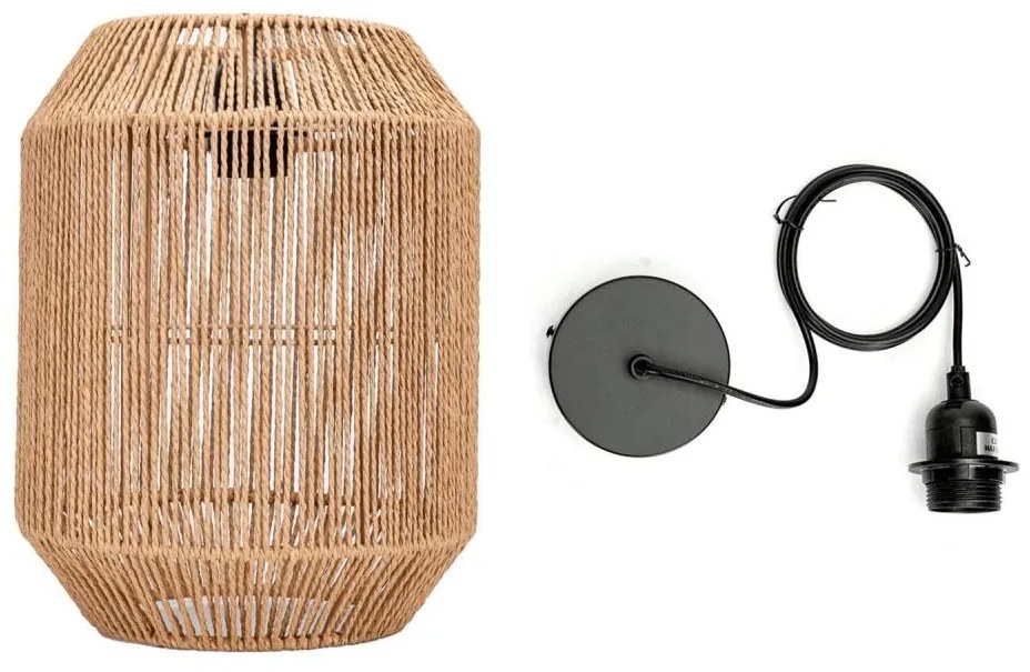 Lustră pe cablu Aigostar 1xE27/60W/230V bej