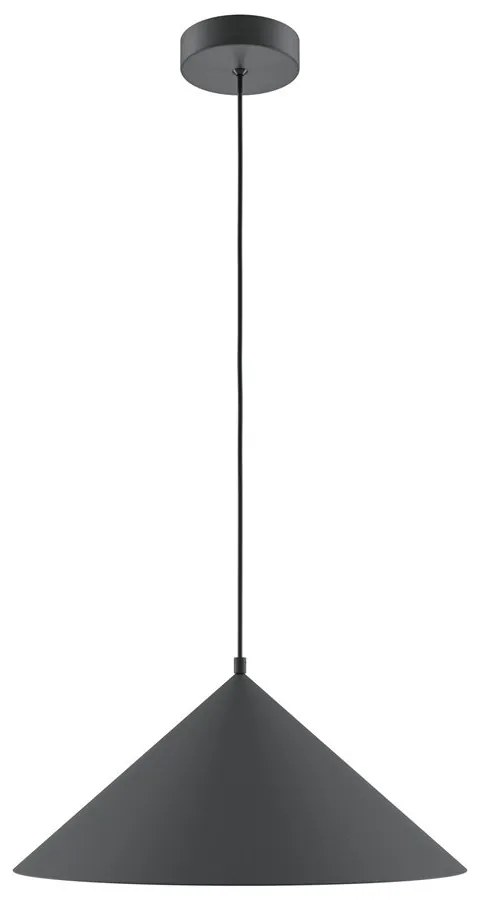 Lustra/Pendul metalic Basic D-35cm negru