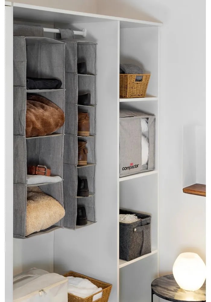 Organizator pentru șifonier de suspendat din material textil Oxford – Compactor
