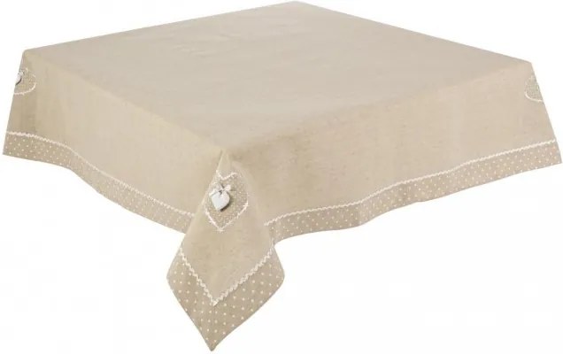 Fata de masa textil bej Giulietta 100 cm x 100 cm