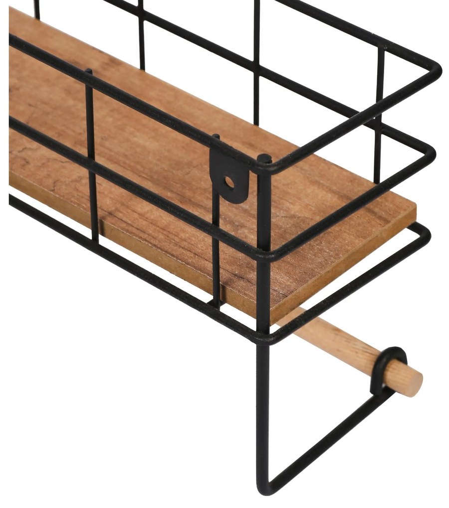 Raft Sepusi (stejar + negru) . 1095902