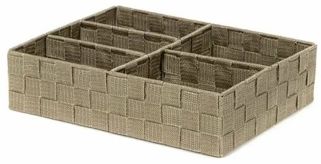 Organizator Compactor pentru accesorii TEX32 x 25 x 8 cm, taupe