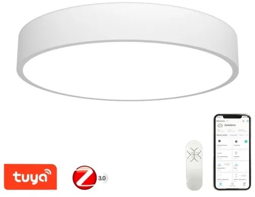 Plafonieră LED dimabilă Immax NEO 07207L RONDATE 65W/230V Tuya alb + telecomandă