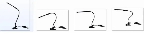 Top Light Lara C - LED Lampă dimmabilă cu clips USB LED/5W/230V