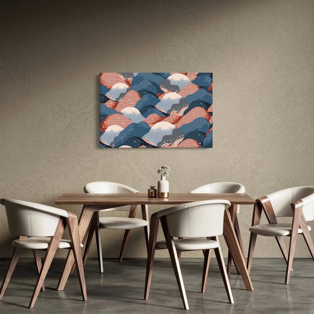 Tablou - Valuri japoneze (90x60 cm)