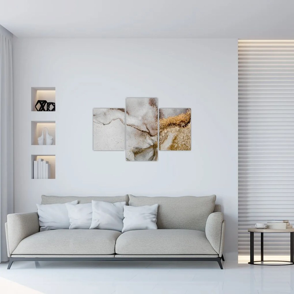 Tablou - Cerneală de marmură (90x60 cm)