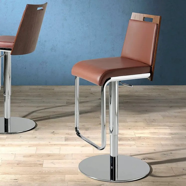 Scaun de bar tapitat design italian Steel F3179AL