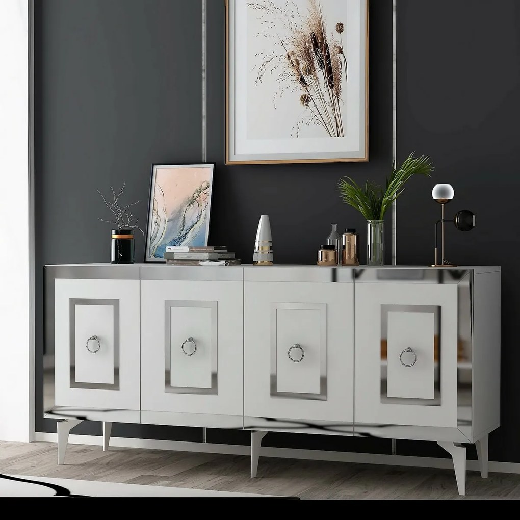 Dulap Karya White and Silver