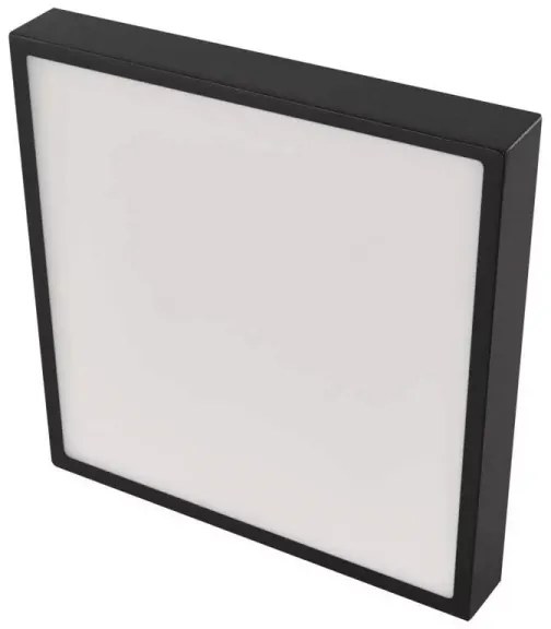 Plafonieră LED/28,5W/230V 3000/3500/4000K 30x30 cm negru