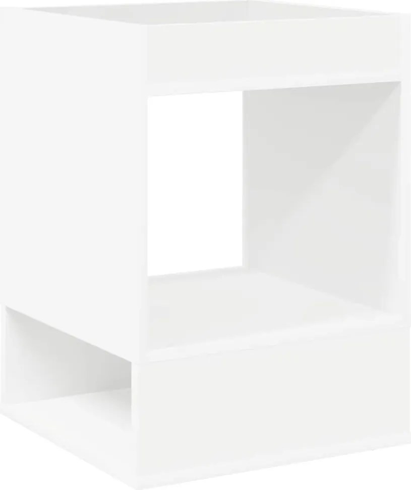 vidaXL Masă laterală Alb 40 x 40 x 56 cm Lemn compozit