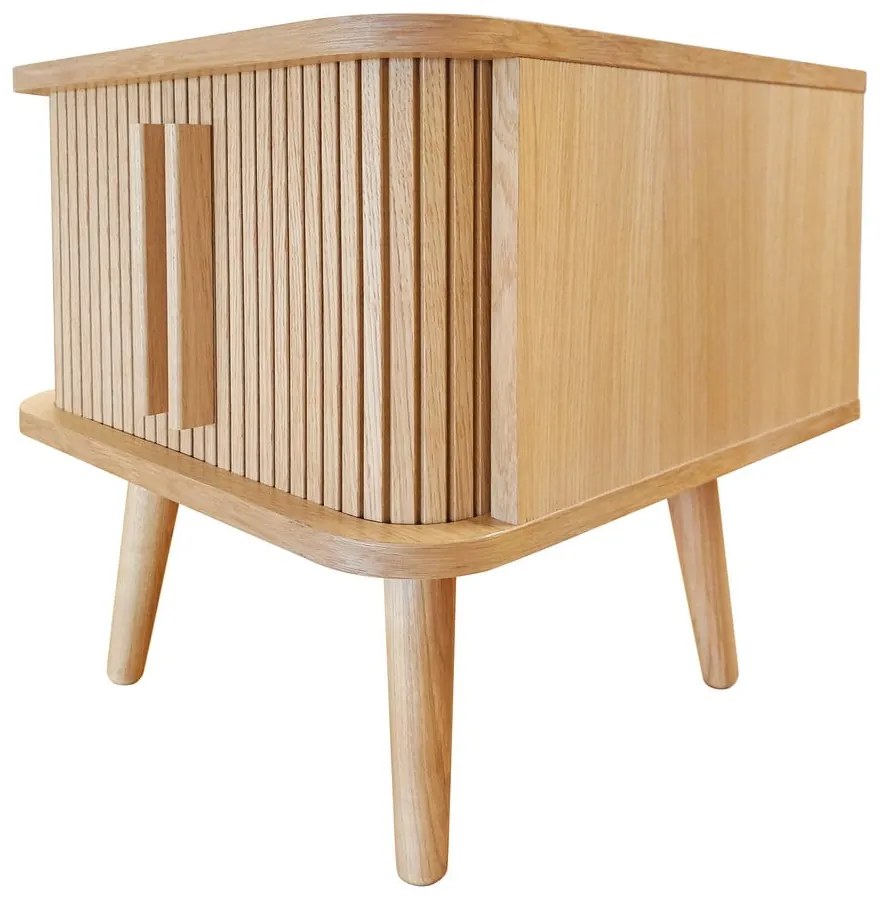 Noptieră cu aspect de lemn de stejar Rove – Woodman