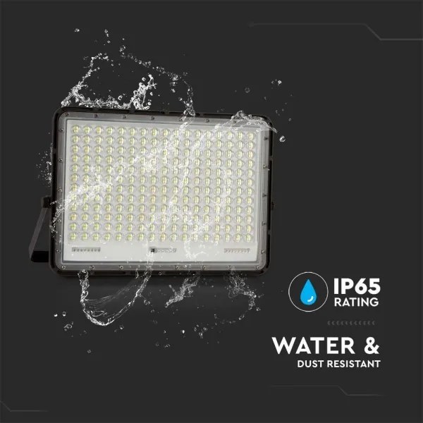 Proiector LED solar de exterior LED/30W/3,2V 6400K IP65 + telecomandă