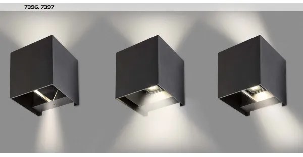 Aplică de exterior SOLIN 1xG9/42W/230V IP54 neagră Rabalux 7396