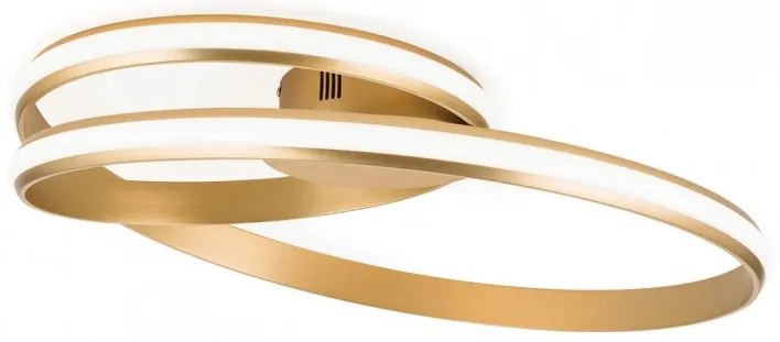 Plafoniera, Lustra aplicata dimabila Circus satin brass