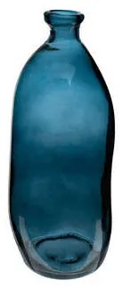 Vaza Sticla Recycle Albastru H51 Cm