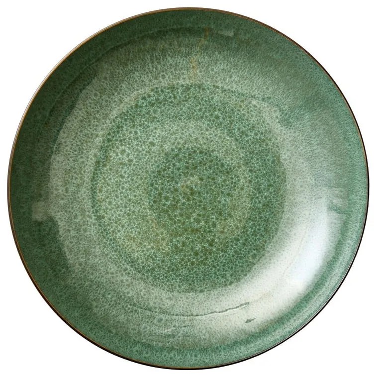 Bol verde/negru din gresie ø 40 cm Gastro Black/Green – Bitz
