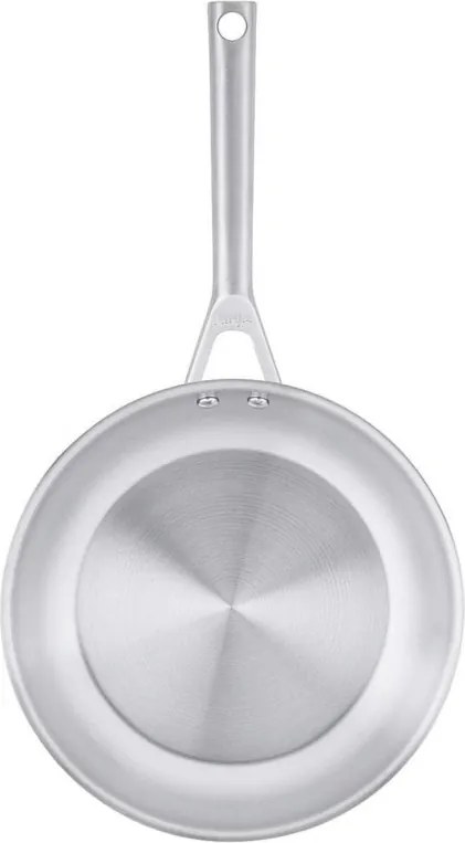 Tigaie Ninja EverClad C90028DE, 28 cm, 3 straturi, Rezistenta la cuptor pana la 315 °C, Fara PFAS, Inductie, Otel inoxidabil