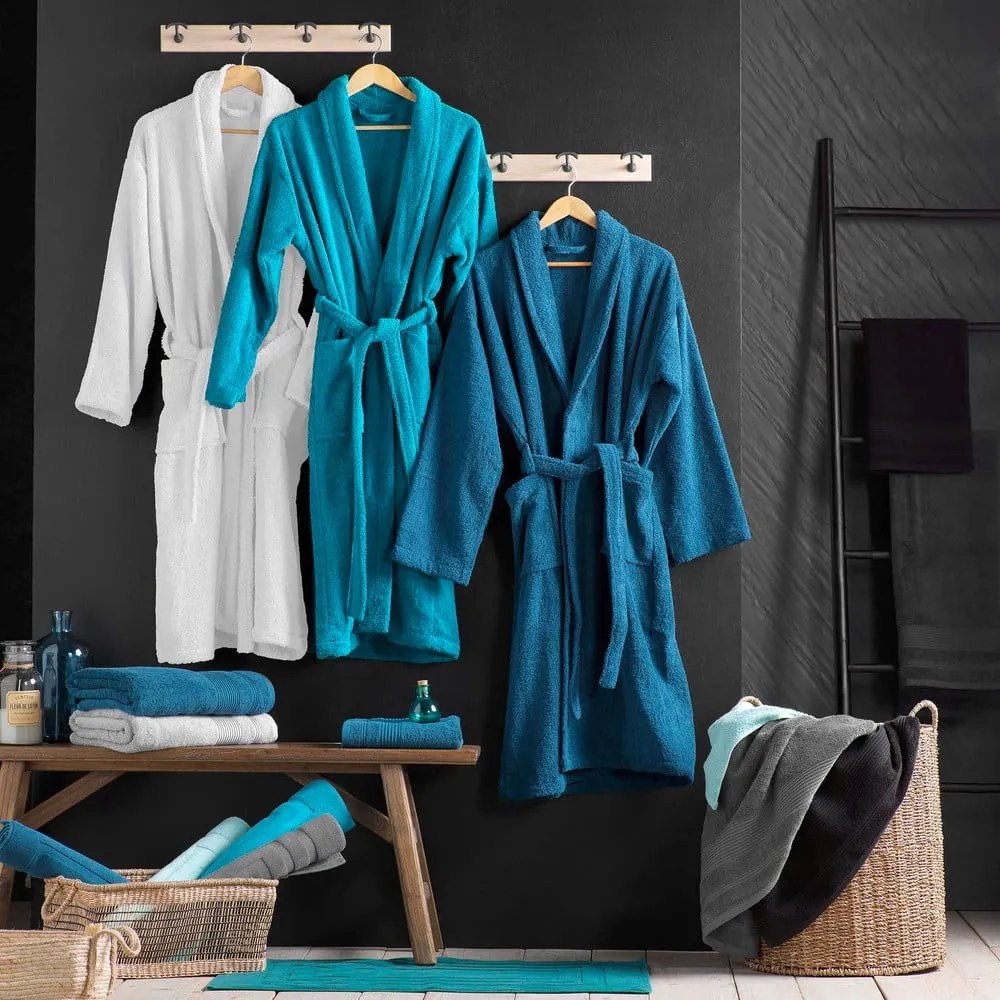 Halat gri deschis M din bumbac Tendresse – douceur d'intérieur