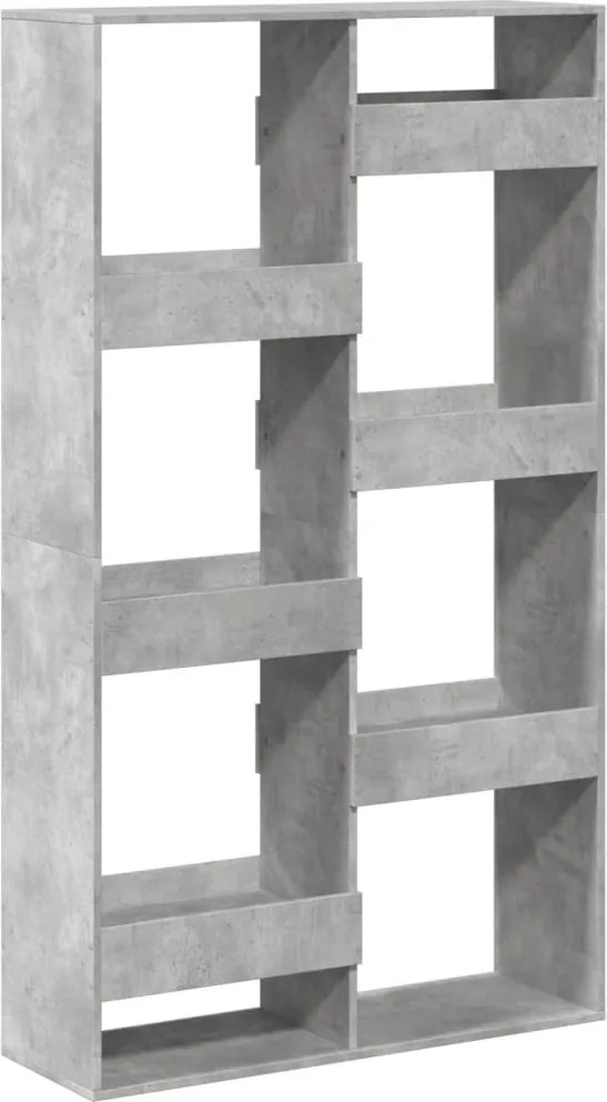vidaXL Bibliotecă, gri beton, 100x33x175 cm, lemn prelucrat