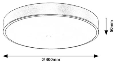 Rabalux 71037 - Plafonieră LED TESIA LED/36W/230V 3000K
