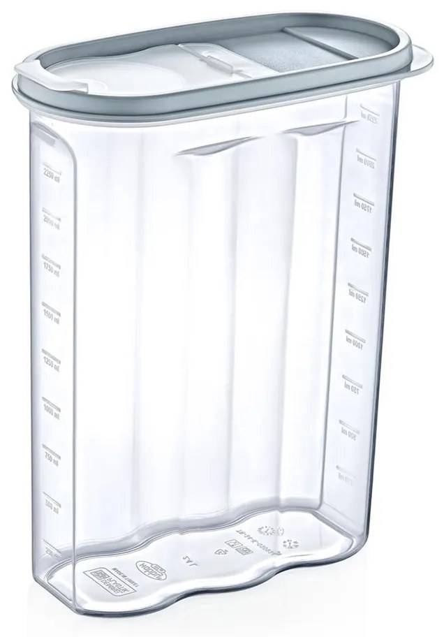 Cutie cu capac dozator 2,4 l, 2,4 l