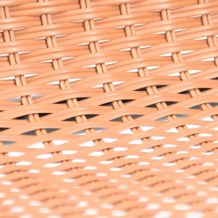 Scaun bistro de grădină, stivuibil, gri/natural