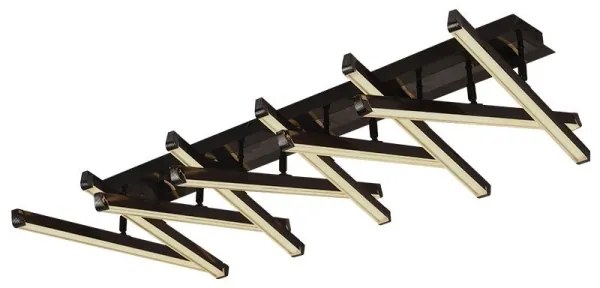 Lustră LED dimabilă aplicată LED/125W/230V 3000-6500K + telecomandă