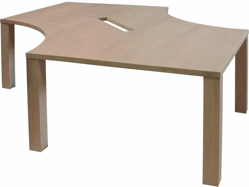 Masă stejar masiv Dining Office Bay blat 3cm
