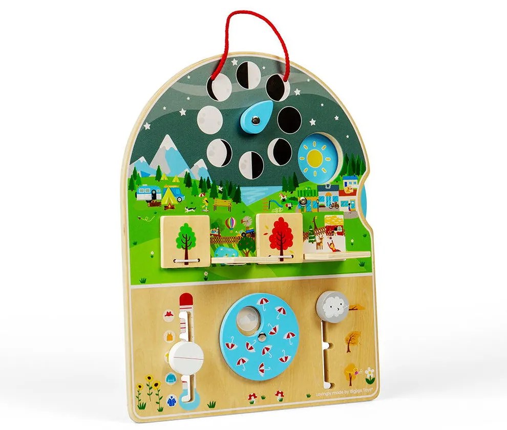 STATIE METEO DIN LEMN - BIGJIGS TOYS (36041)