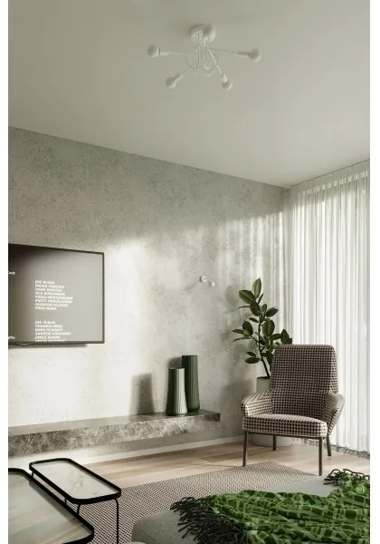 Lampă de perete Sollux SL.1430 LOOP 1xE27/15W/230V alb