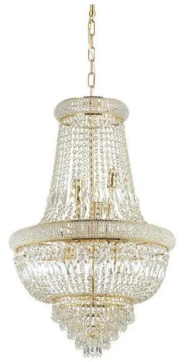 Lustră de cristal pe lanț Ideal Lux DUBAI 10×E14/40W/230V