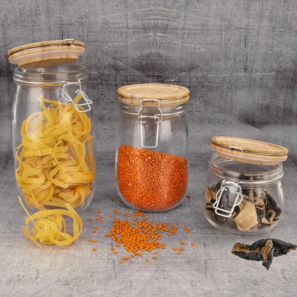 Doză sticlă Orion, cu clips se închidere, 2,3 l, 2,3 l