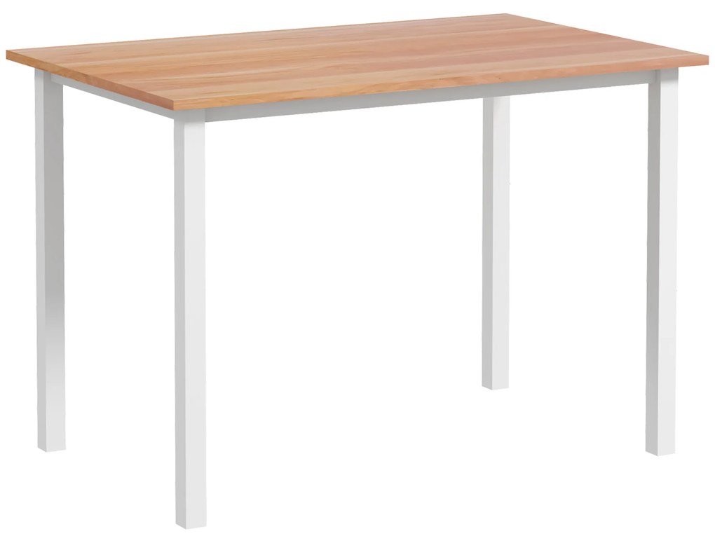 HOMCOM Masă de luat extensibilă masă de bucătărie design modern cu blat mare 6 persoane cadru din oțel maroînchis | Aosom Romania