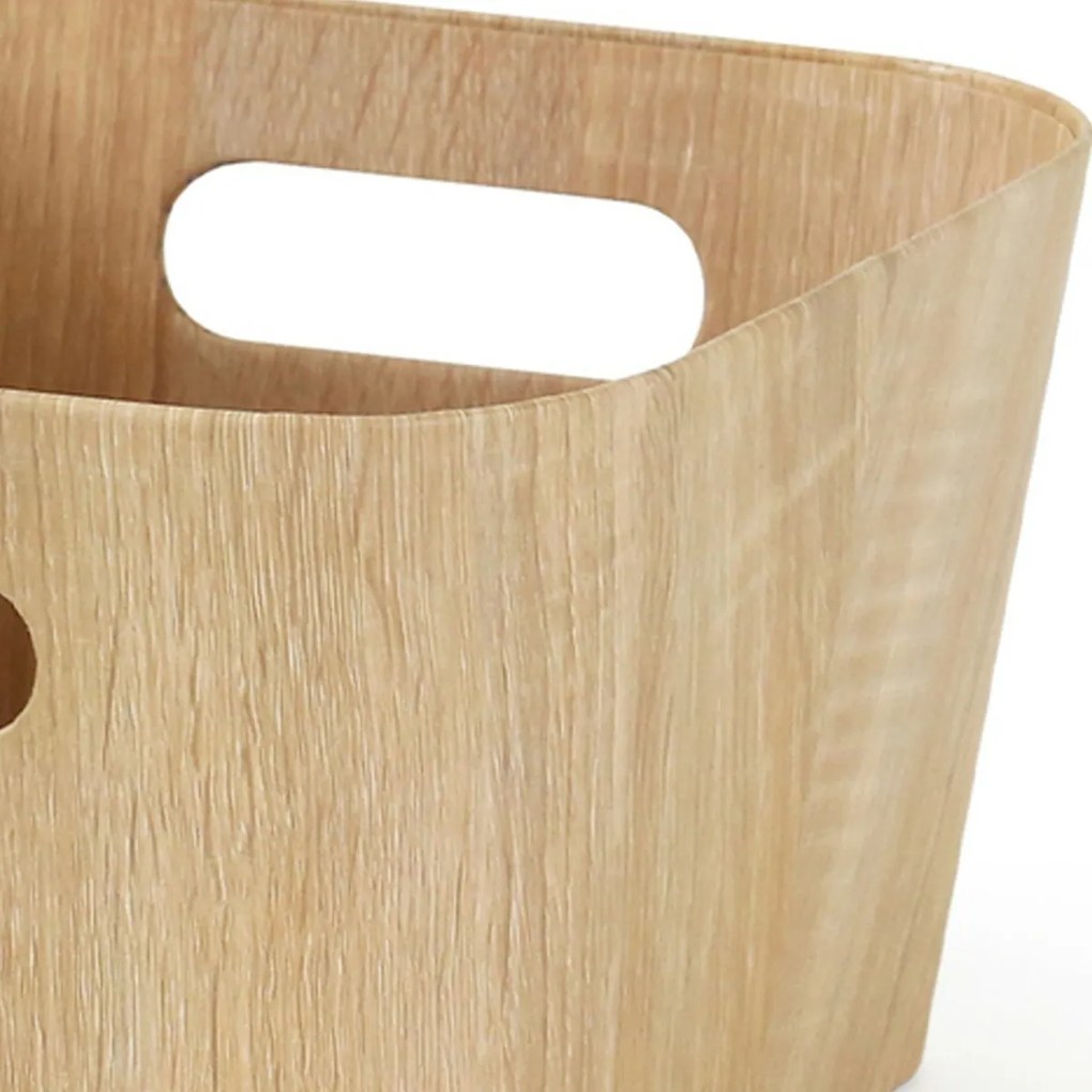 Set de 2 coșuri de depozitare Kitchisimo 27 × 27 × 16 cm, natur, M