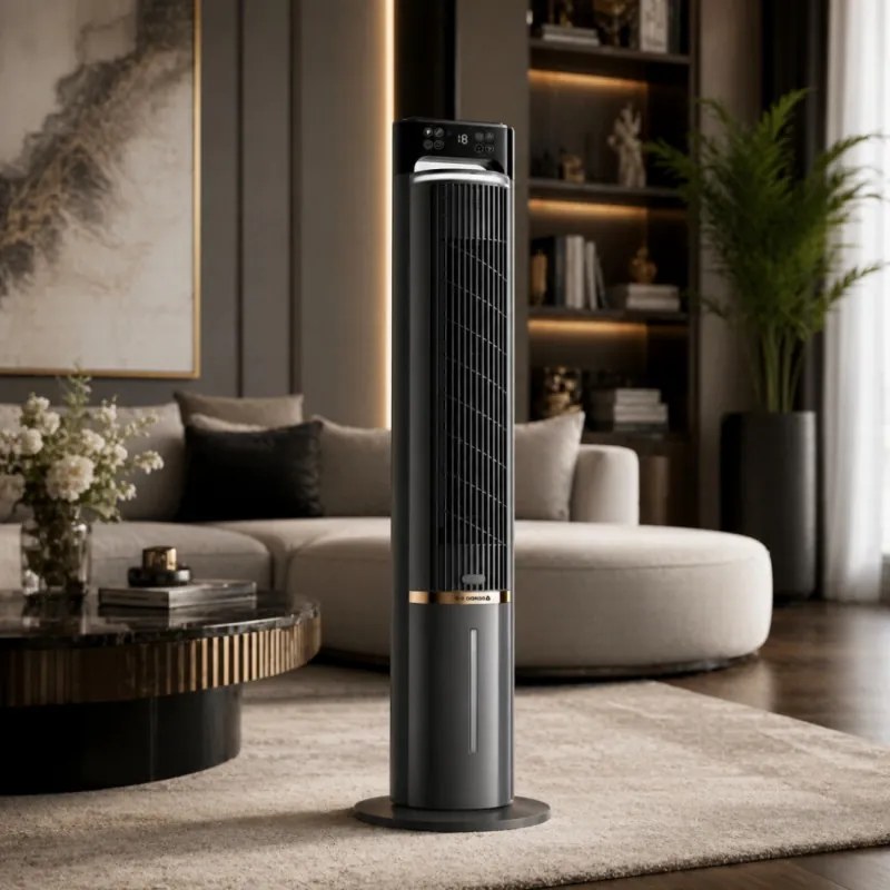 Racitor de aer cu aromatizare 2in1 Oliver Voltz OV51761CT, 75 W, Temporizator, Digital, Negru