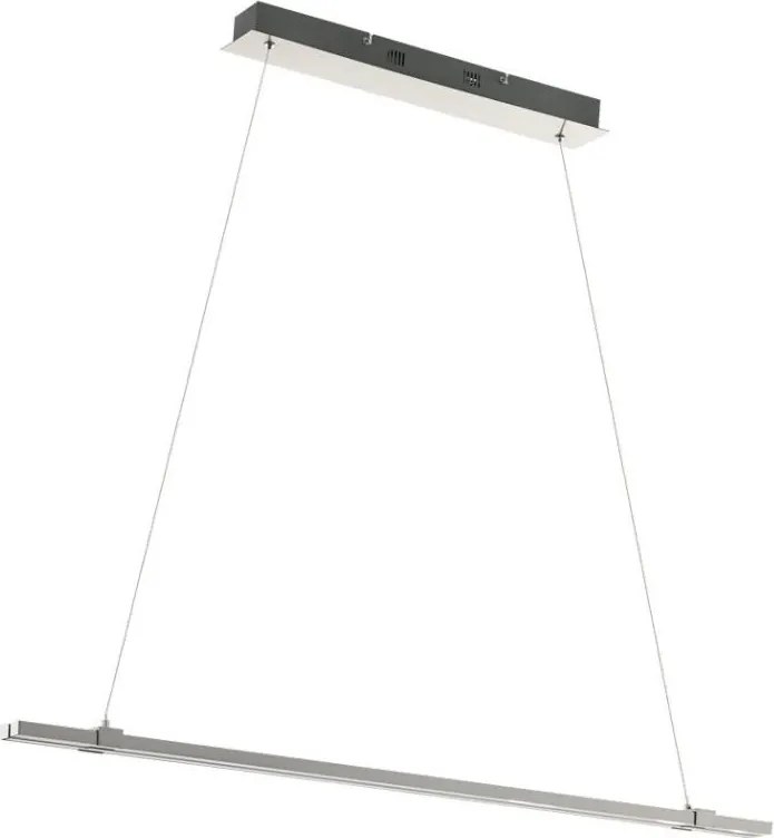 Eglo 55097 - Candelabru LED reglabil suspendat pe cablu 2xLED/9W/230V, crom mat