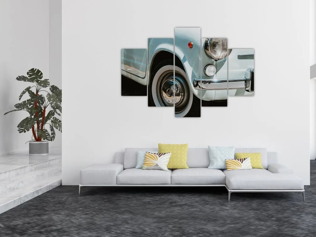 Tablou - mașina retro Fiat (150x105 cm)