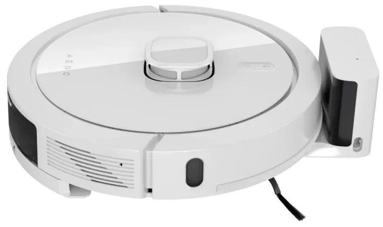 Aspirator robotic AENO ARC0008S, 4000Pa, 5200 mAh, 300m2, Cartografiere, Wi-Fi, Comenzi vocale, Autonomie până la 250 min, Alb